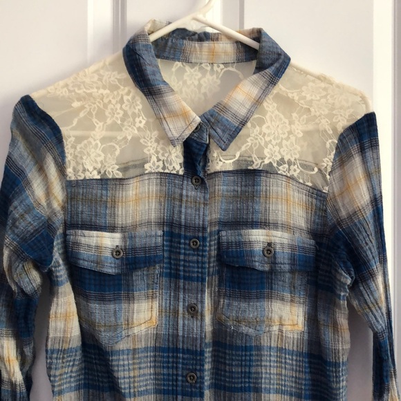 Mudd Western plaid shirt - Picture 1 of 5